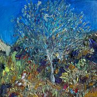 The silver olive tree