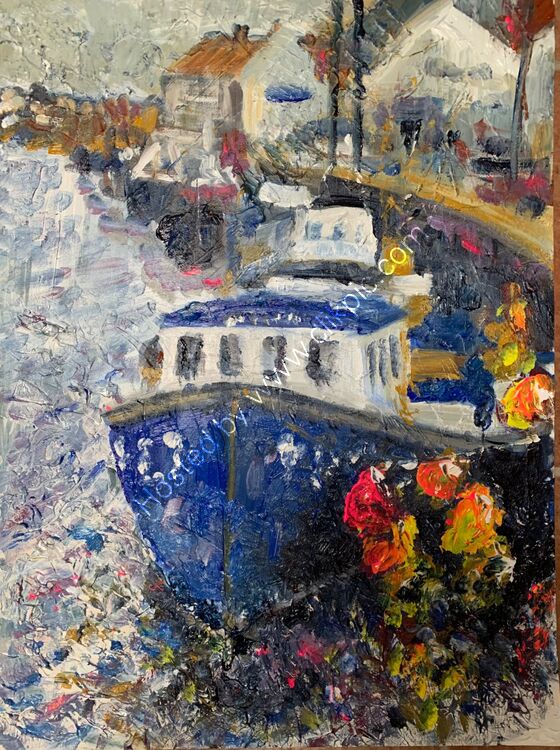 Fishing boats along the quay