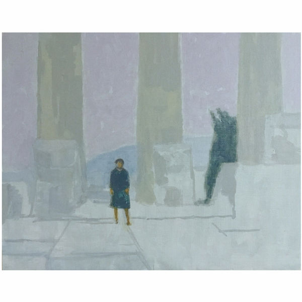 Woman at the Parthenon