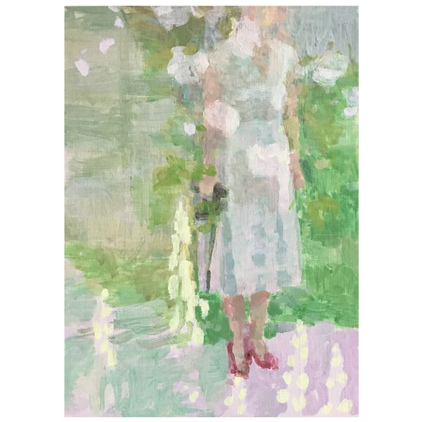 Woman with Binoculars