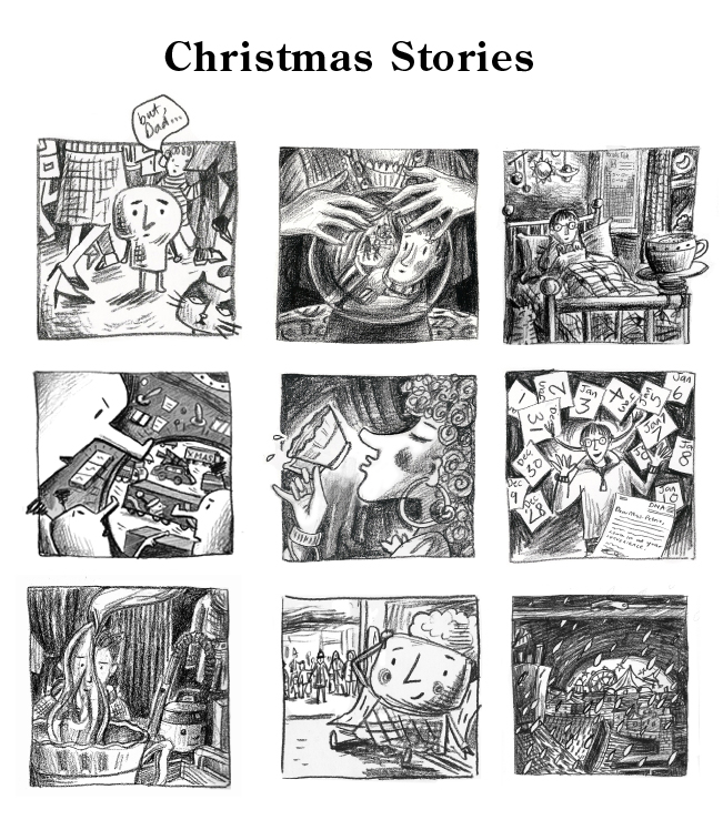 Christmas Stories - scenes from my own stories about the lead up to Christmas.