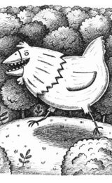 The Great White Man Eating Chicken
