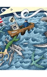 A Flurry at Sea - Coloured