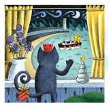 Christmas Card - 'The Christmas Star' 13x13cm on 300gms card.