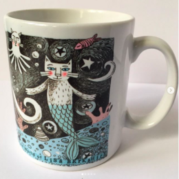 Purrmaids Illustrated Mug.