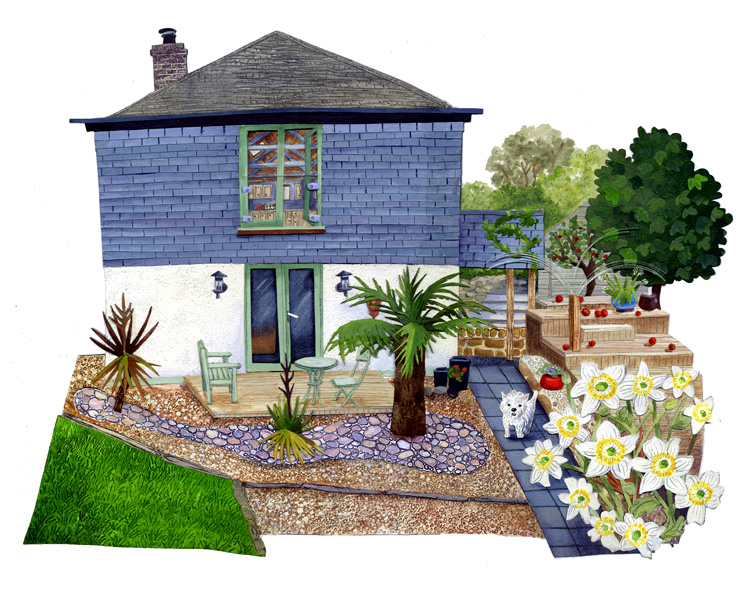 St Ives House Portrait