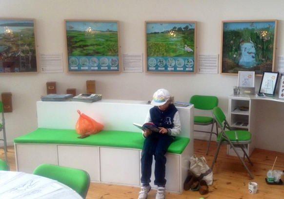My original artworks at Stanpit Marsh.