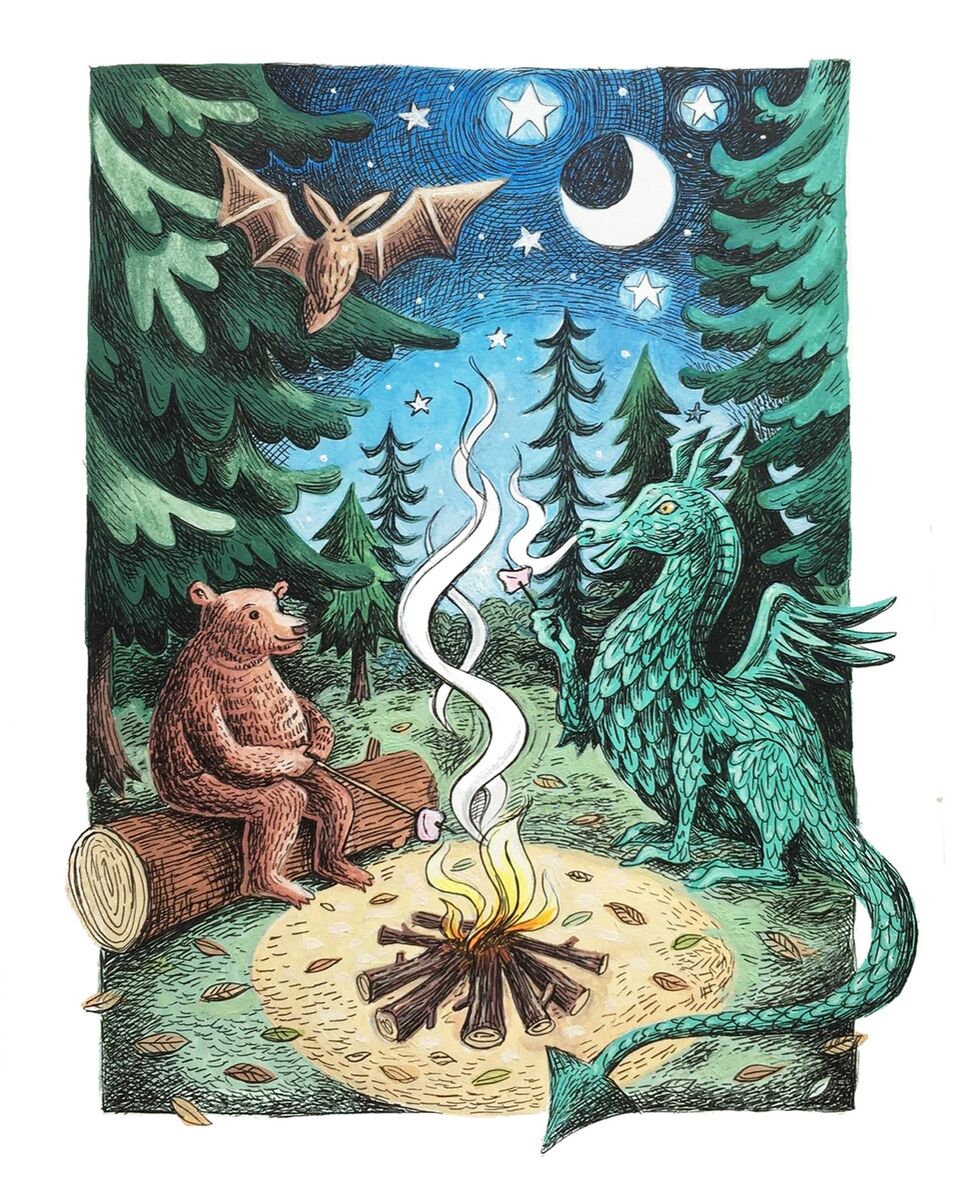 Woodland Friends love Marshmallows