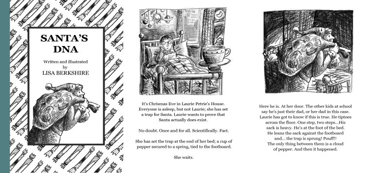 Christmas Story Card - 'Santa's DNA'