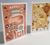 Birthday Cards from Animals and Stars range - Lion and Giraffe
