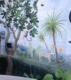 Garden Mural Painting.