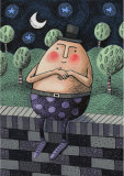 Humpty Dumpty Sat on a Wall - Children's Illustration