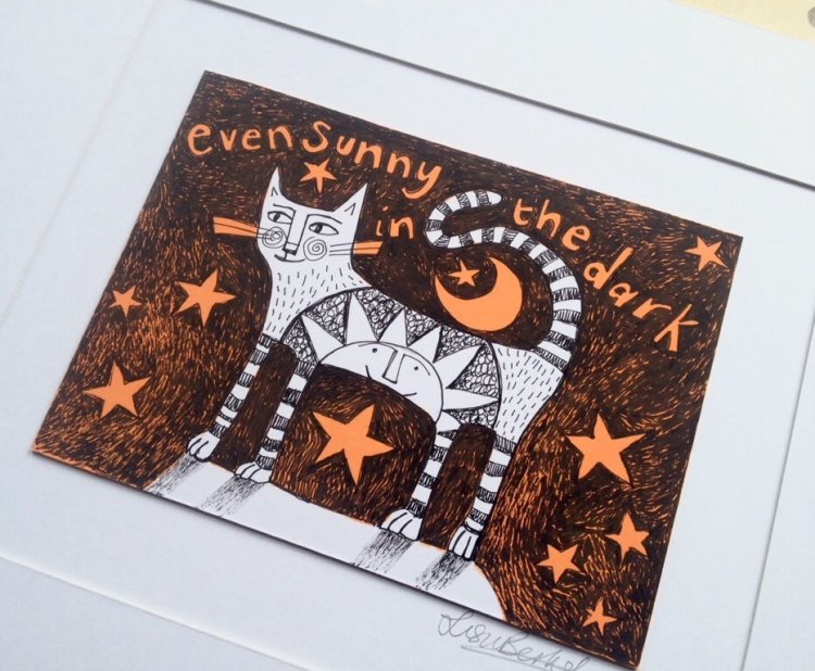 Sunny in the Dark Cat