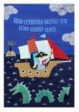 Pirate Boy - Collage Illustrated Artwork