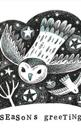 Winter Friends Christmas Card - Owl