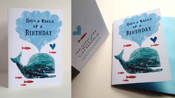 Have a Whale of a Birthday greetings card
