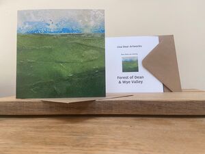 Blue Skies are Coming Greetings Card