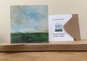 Tangerine Skies Greetings Card