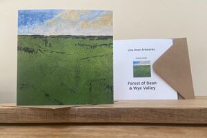 Yellow Clouds Greetings Card