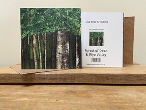 See through the Trees Greetings Card