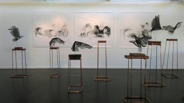 In Flight (installation view)
