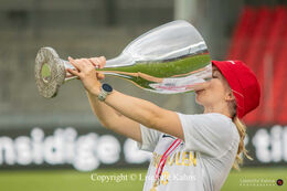The Danish Women's Cupfinal, FC Nordsjælland v Fortuna Hjorring at "Aalborg Portland Park", Aalborg, Denmark