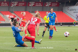 The Danish Women's Cupfinal, FC Nordsjælland v Fortuna Hjorring at "Aalborg Portland Park", Aalborg, Denmark