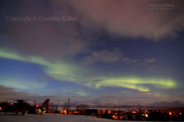 Aurora @frozen Lake Torne, Abisko, Swedish Lapland