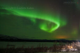 Aurora @Saltoluokta Mountain Lodge, Swedish Lapland