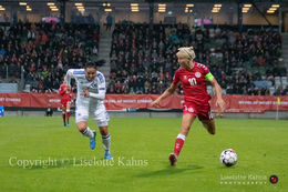 WMS NT, Denmark vs. Bosnia and Herzegovina, Viborg 2019. Pernille Harder in action