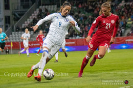 WMS NT, Denmark vs. Bosnia and Herzegovina, Viborg 2019. Mille Gejl in action