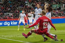 WMS NT, Denmark vs. Bosnia and Herzegovina, Viborg 2019. Stine Larsen in action.