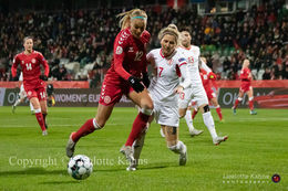 WMS NT, Denmark vs. Georgia. Viborg 2019. Stine Larsen in action