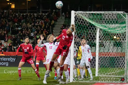 WMS NT, Denmark vs. Georgia. Viborg 2019. Stine Larsen in action