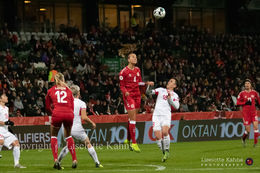 WMS NT, Denmark vs. Georgia. Viborg 2019. Rikke Sevecke in action