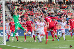 WMS NT, Denmark vs. Malta, Viborg 2019. Sanne Troelsgaard scores the first goal