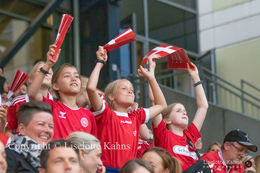WMS NT, Denmark vs. Malta, Viborg 2019. Happy fans