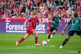 Women's Nations League premiere, Denmark vs Germany at Viborg Stadium, Denmark