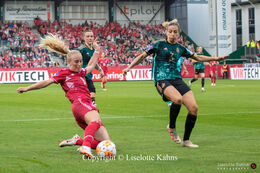 Women's Nations League premiere, Denmark vs Germany at Viborg Stadium, Denmark