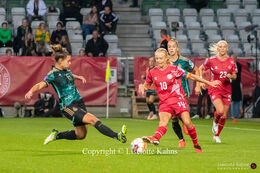 Women's Nations League premiere, Denmark vs Germany at Viborg Stadium, Denmark