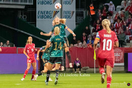 Women's Nations League premiere, Denmark vs Germany at Viborg Stadium, Denmark