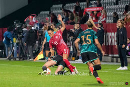 Women's Nations League premiere, Denmark vs Germany at Viborg Stadium, Denmark