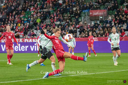 Women's Nations League match, Denmark vs Wales at Viborg Stadium, Denmark