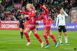 Women's Nations League match, Denmark vs Wales at Viborg Stadium, Denmark