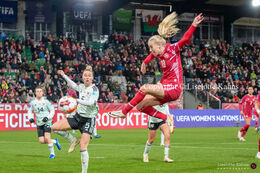 Women's Nations League match, Denmark vs Wales at Viborg Stadium, Denmark