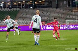 Women's Nations League match, Denmark vs Wales at Viborg Stadium, Denmark