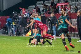 Women's Nations League premiere, Denmark vs Germany at Viborg Stadium, Denmark