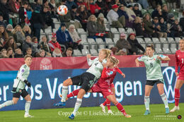 Women's Nations League match, Denmark vs Wales at Viborg Stadium, Denmark