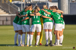 "Kvindeliga" match Fortuna Hjorring vs. Aab at "Bredbaand Nord Arena" in Hjorring, Denmark