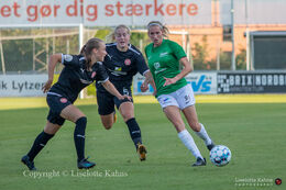 "Kvindeliga" match Fortuna Hjorring vs. Aab at "Bredbaand Nord Arena" in Hjorring, Denmark